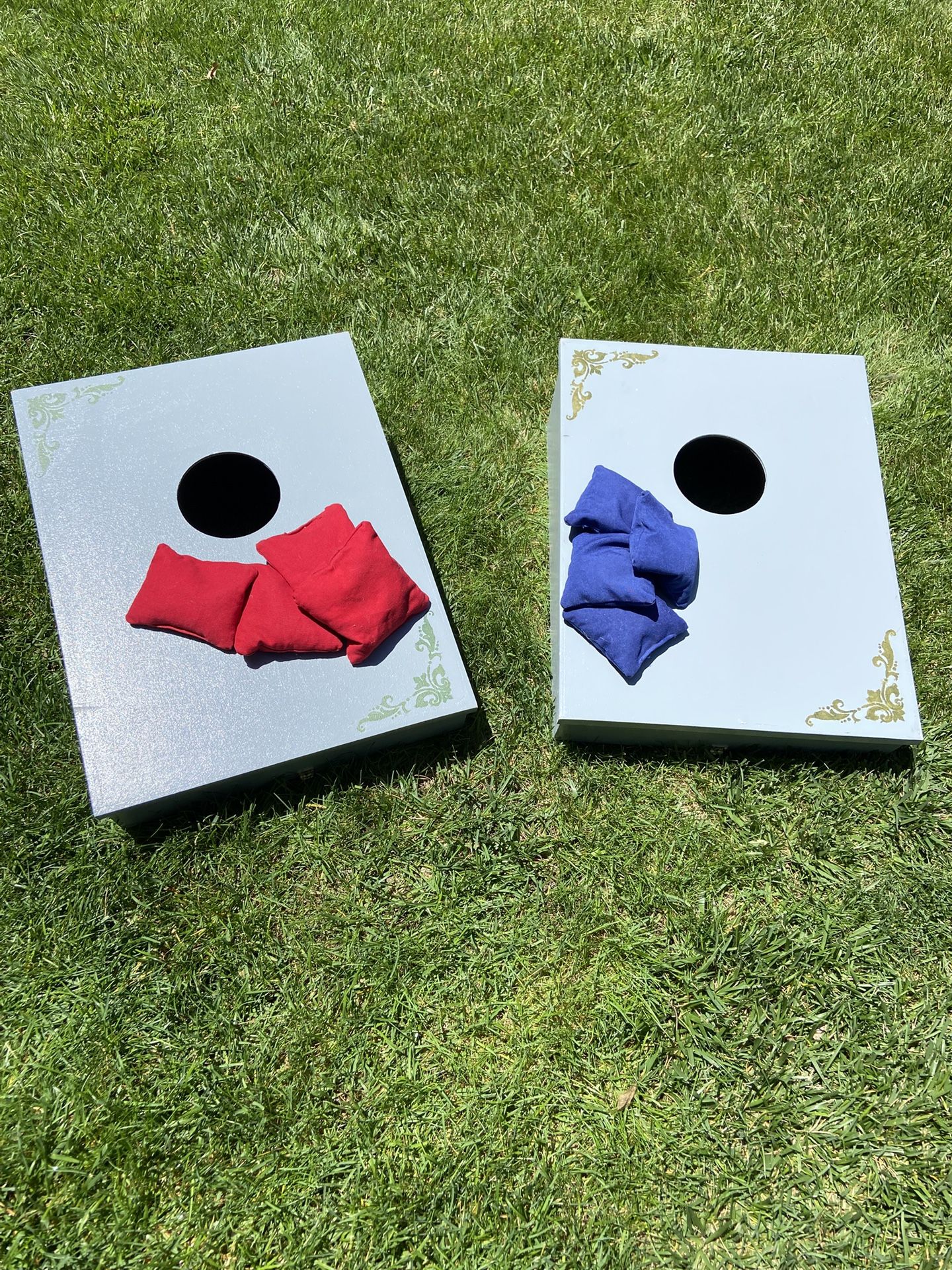 Portable Corn Hole Bean Bag Toss Set
