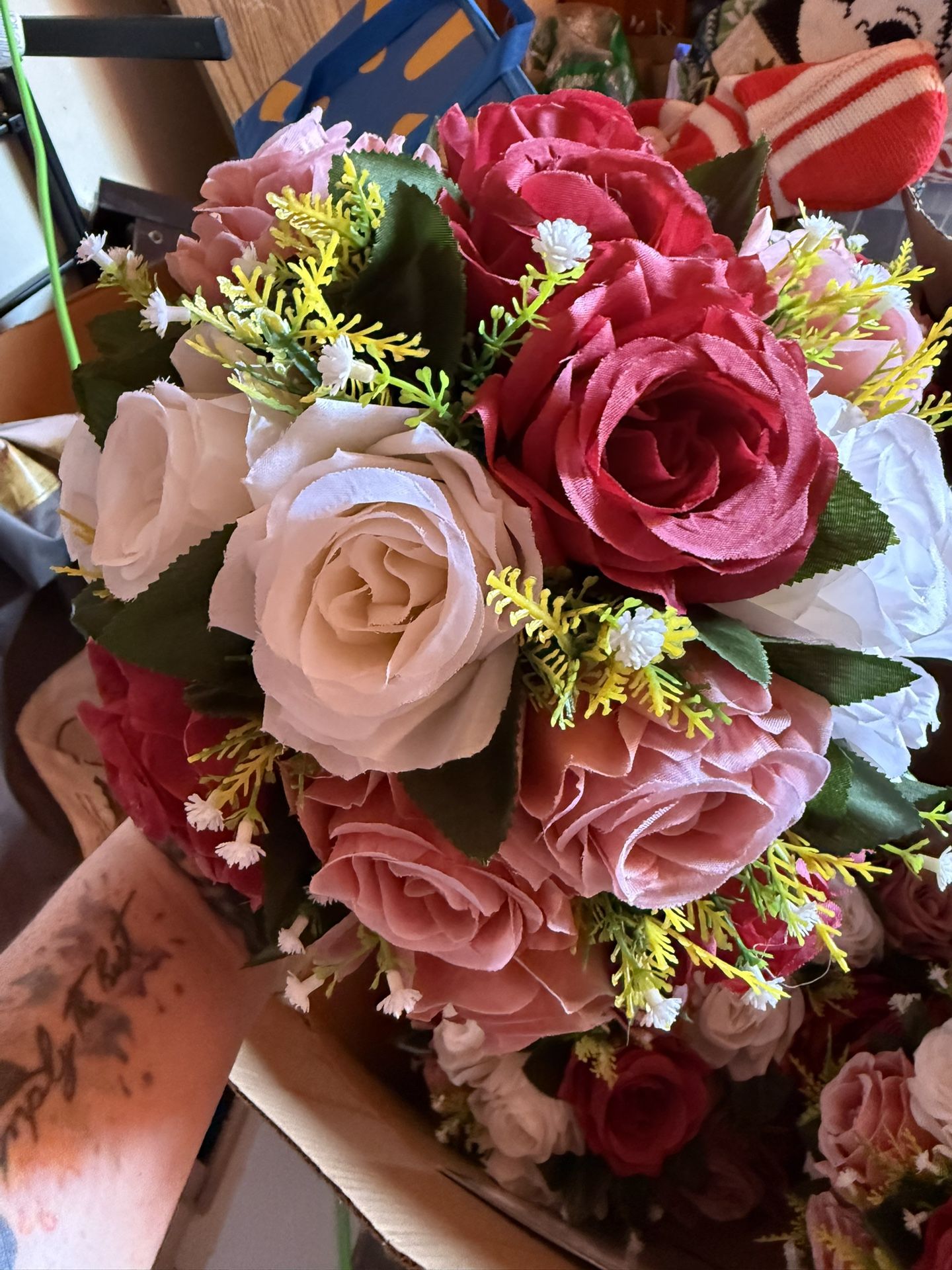 8 Artificial Flower Centerpieces