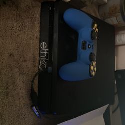 Ps4 Slim With Modded Controller And Headset 