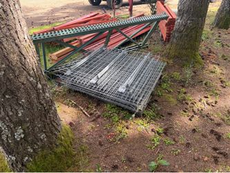 Pallet shelves and racking