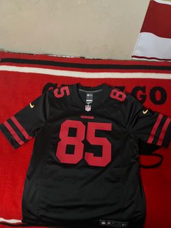 Nike George Kittle #85 black 49ers alternate jersey
