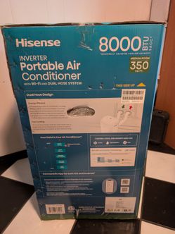 Hisense 8000 BTU wifi portable AC