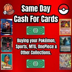 Buying Pokemon, Sports And Other Card Collections - Same Day