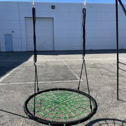 Swing - TRAILBLAZE TREE SWING   40" DIAMETER -  Includes Tree Hanging Kit.   KIDS SWING SPIDER SWING