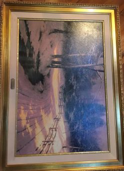 Winter glen canvas by Thomas kincade