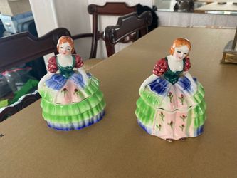 Vintage Ladies Powder Pot, Dresser Dish