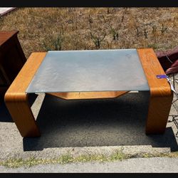 Vintage Wooden Oak Cofee Table 
