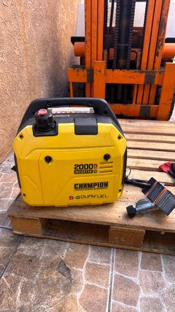 NOT WORKING! Champion quiet generator 2000W Gas or Propane