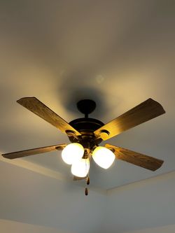 Brown Ceiling Fan - wood