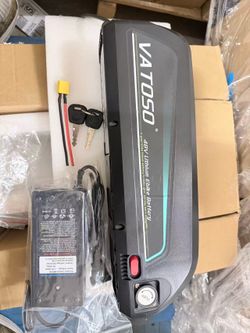 48V16AH Lithium Ebike Battery, w/ 40A BMS, for Electric Bicycles & E-Motorcycles(100W-1500W), Includes 2A Charger XT60 Connecting Wire and Base (48V16