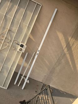 White Safety Screen Door