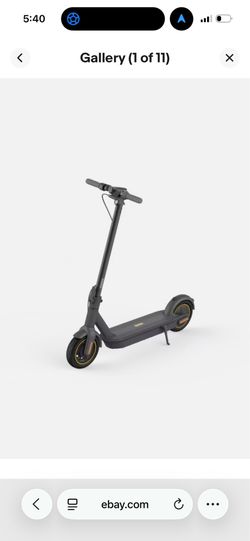 Used : original price $700+ : Segway - G30P Electric Scooter Foldable w/40.4 miles & 18.6 mph Max Speed