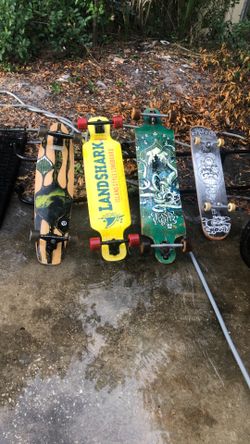4 Skate Boards  Sale Outside Everything Must Go