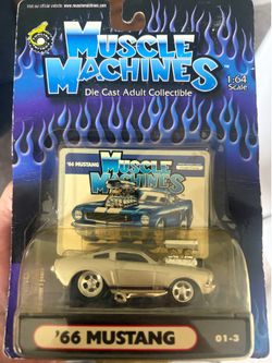 Vintage 2000 Muscle Machines ’66 Mustang 1:64 Die-Cast – Sealed
