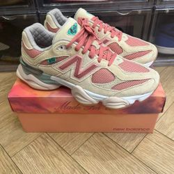 Women NB9060 Pink Running Shoes 