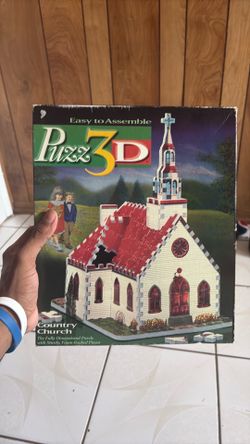 Old 3d Church Puzzle