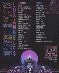 Desert Hearts (LA) Ticket For Sale