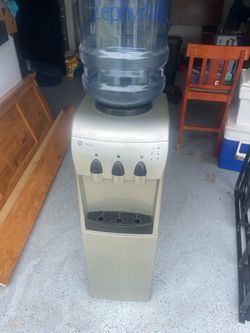 Water Cooler and Hot Water with Bottom Mini Fridge