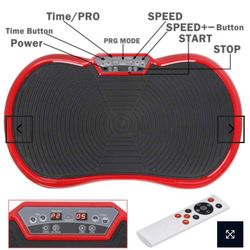 Vibration Plate Exercise Machine, Whole Body Workout Vibration Fitness Platform for Weight Loss