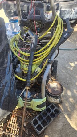 3100 psi 2.5 GPM Ryobi pressure washer