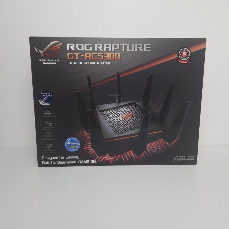 ASUS ROG Rapture GT-AC5300 Extreme Gaming Router – Execellent Condition in Original Box