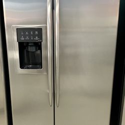 Stainless Steel GE Profile Refrigerator