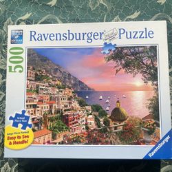 500 Ravensburger Puzzle Complete Large Format  