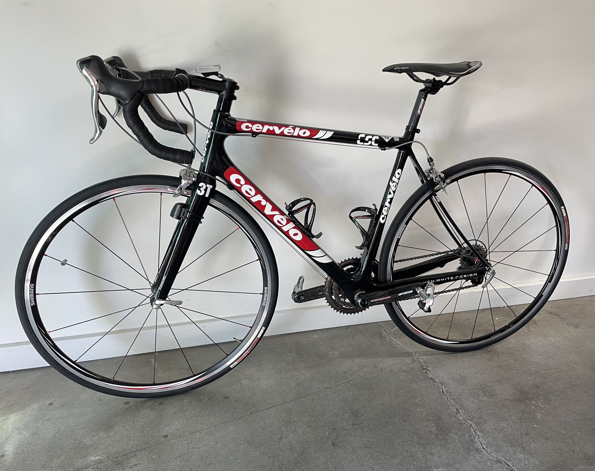 2008 Cervelo RS Bike CSC Carbon Fiber (52cm) Frame 30 Speed