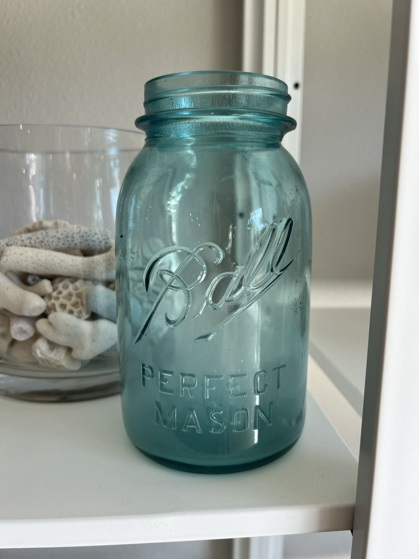 Antique Blue Ball Jars