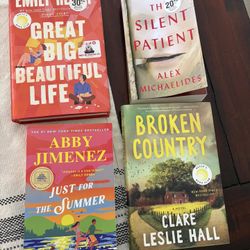 Bestselling Novels The Silent Patient, Broken Country, and more