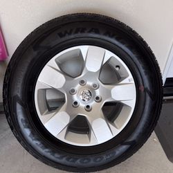 DODGE RAM 1500 HEMI  GOODYEAR TIRES WITH RIMS  275/65/18 6 LUGS