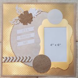 12" x 12" It's a Beautiful Day Scrapbook Page $7