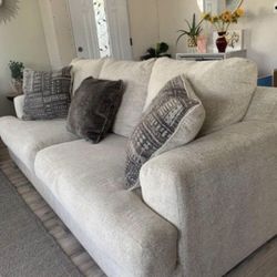 Brand New Soletren Stone Color Sofa And Loveseat 🤩 Showroom Available 👍🏻
