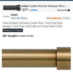Drapery rod set