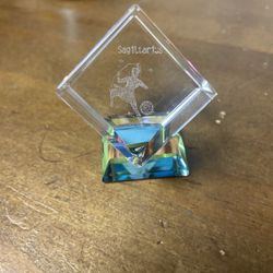 Sagittarius Crystal Stand With Box 