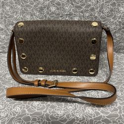 Michael Kors Signature Holly Small Flap Crossbody Bag