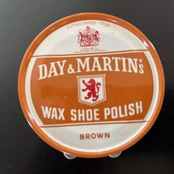 Vintage Day & Martin's Wax Shoe / Leather Polish - Brown Color