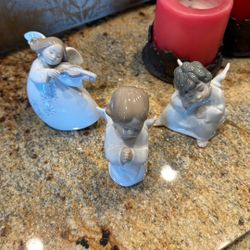 Lladro Angle Figurines (3)