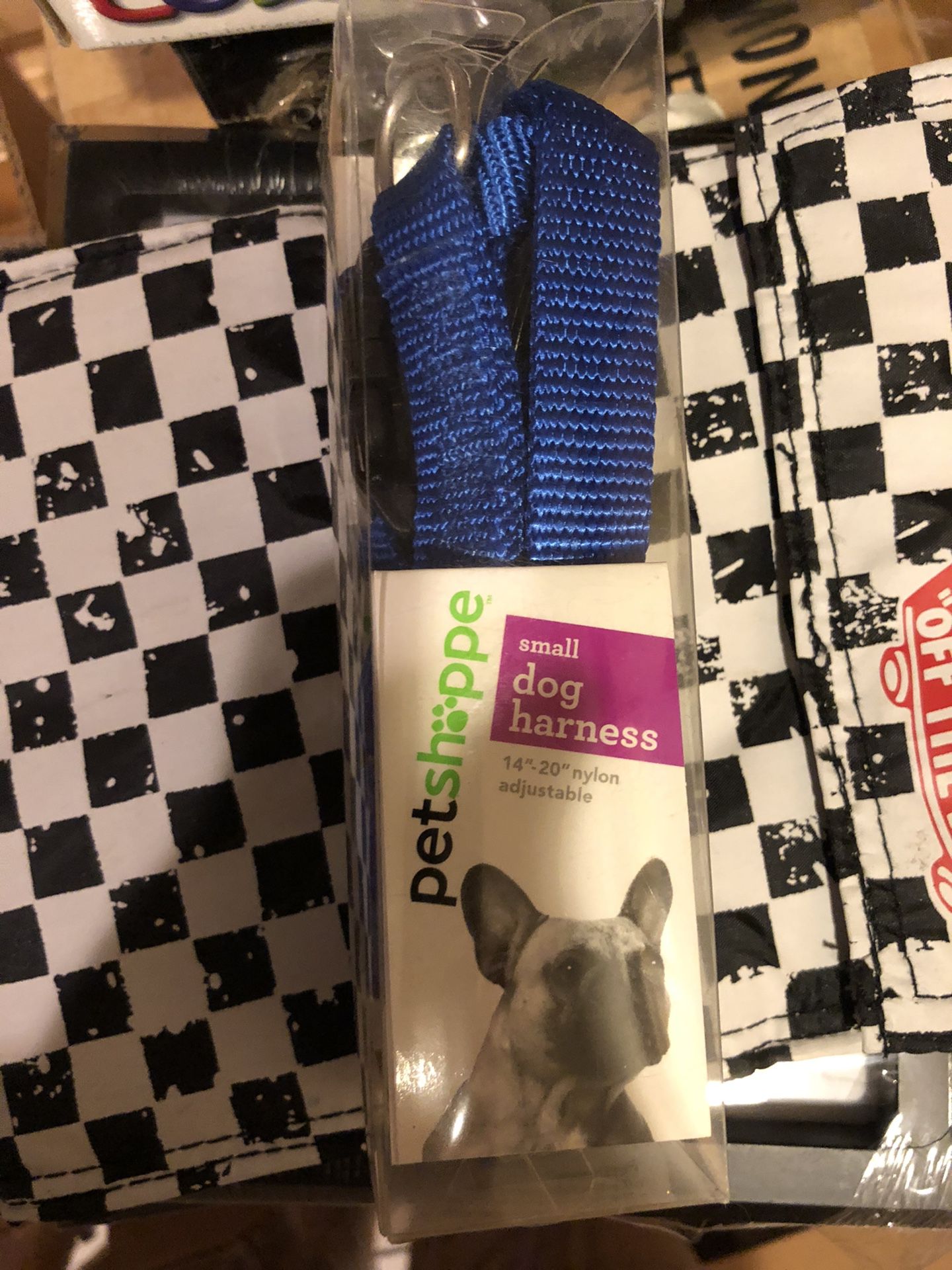 SMALL BLUE DOG HARNESS NEW