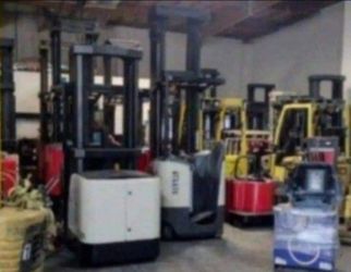 Forklifts, pallet jacks, batteries, chargers