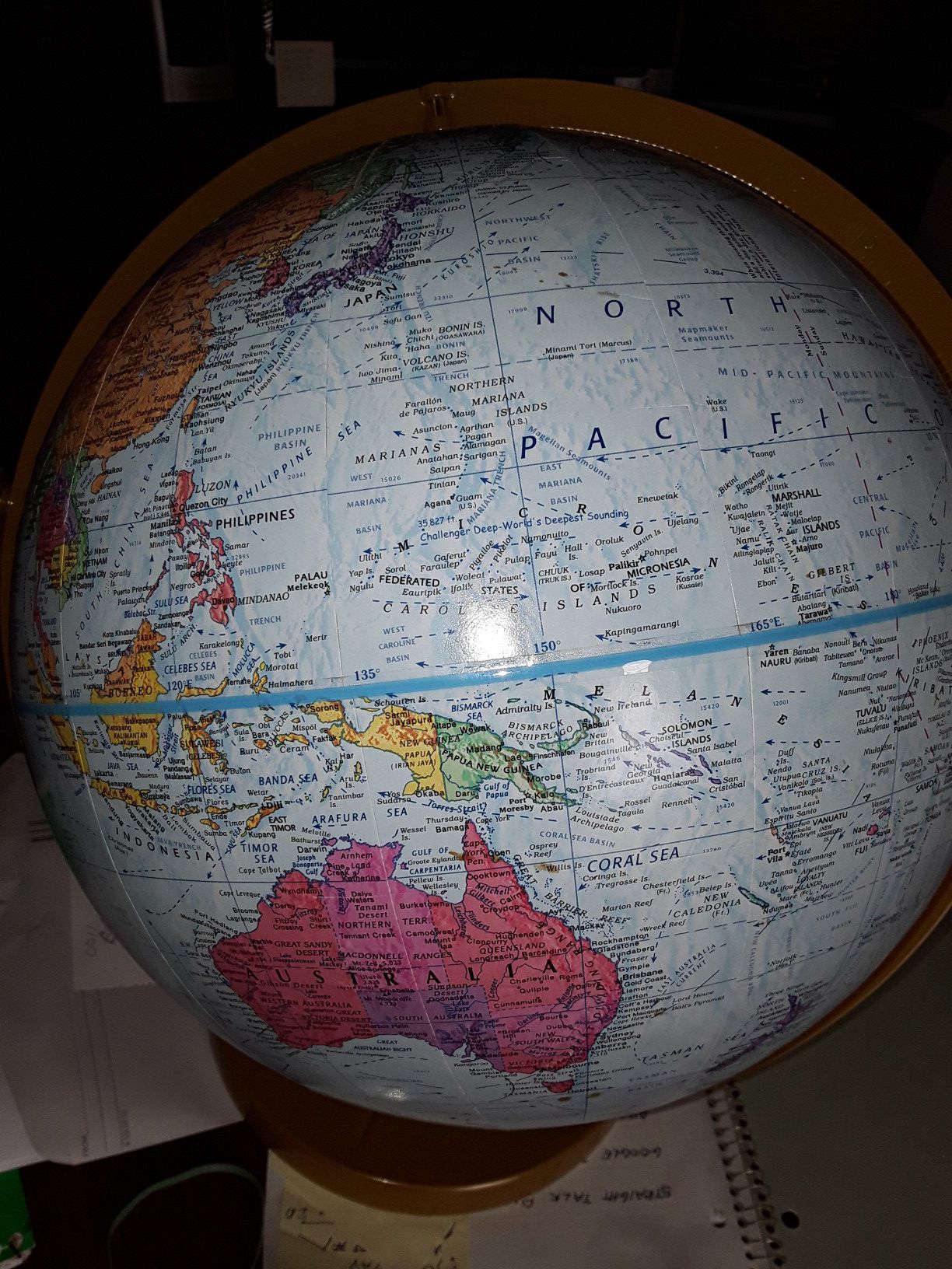 Up-to-date globe