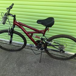 Full Suspension Mountain Bike 26” – Shimano Gears – Ready to Ride