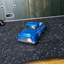 HOT WHEELS " '56 CHEVY FLASHSIDER TRUCK"  BLUE  VINTAGE AUTO PARTS c