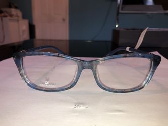 Blue Tortoise Swarovski Frame
