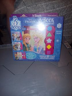 Frozen 3-book Play A Sound Set