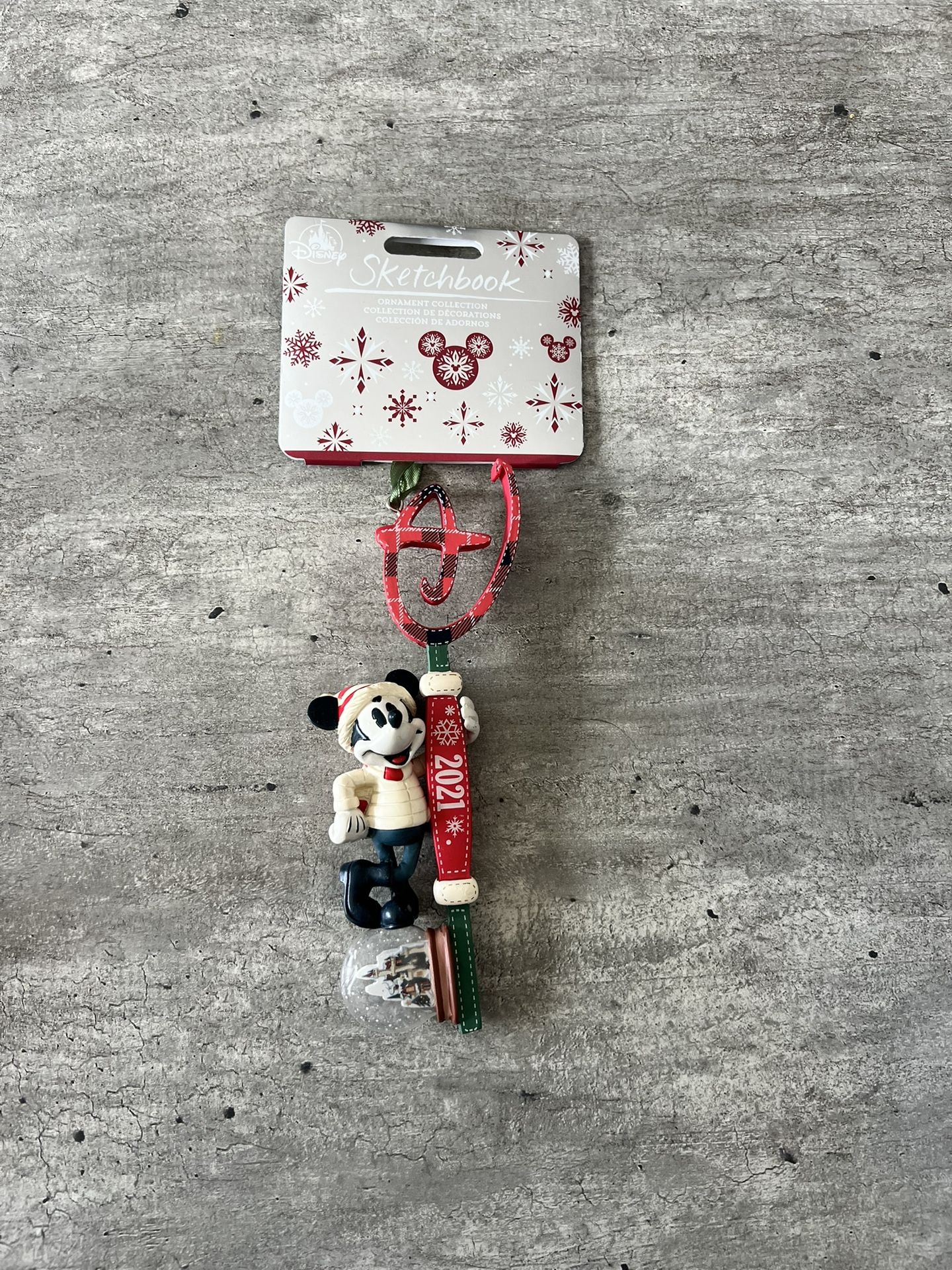 Disney Sketchbook 2021 Mickey Key Ornament