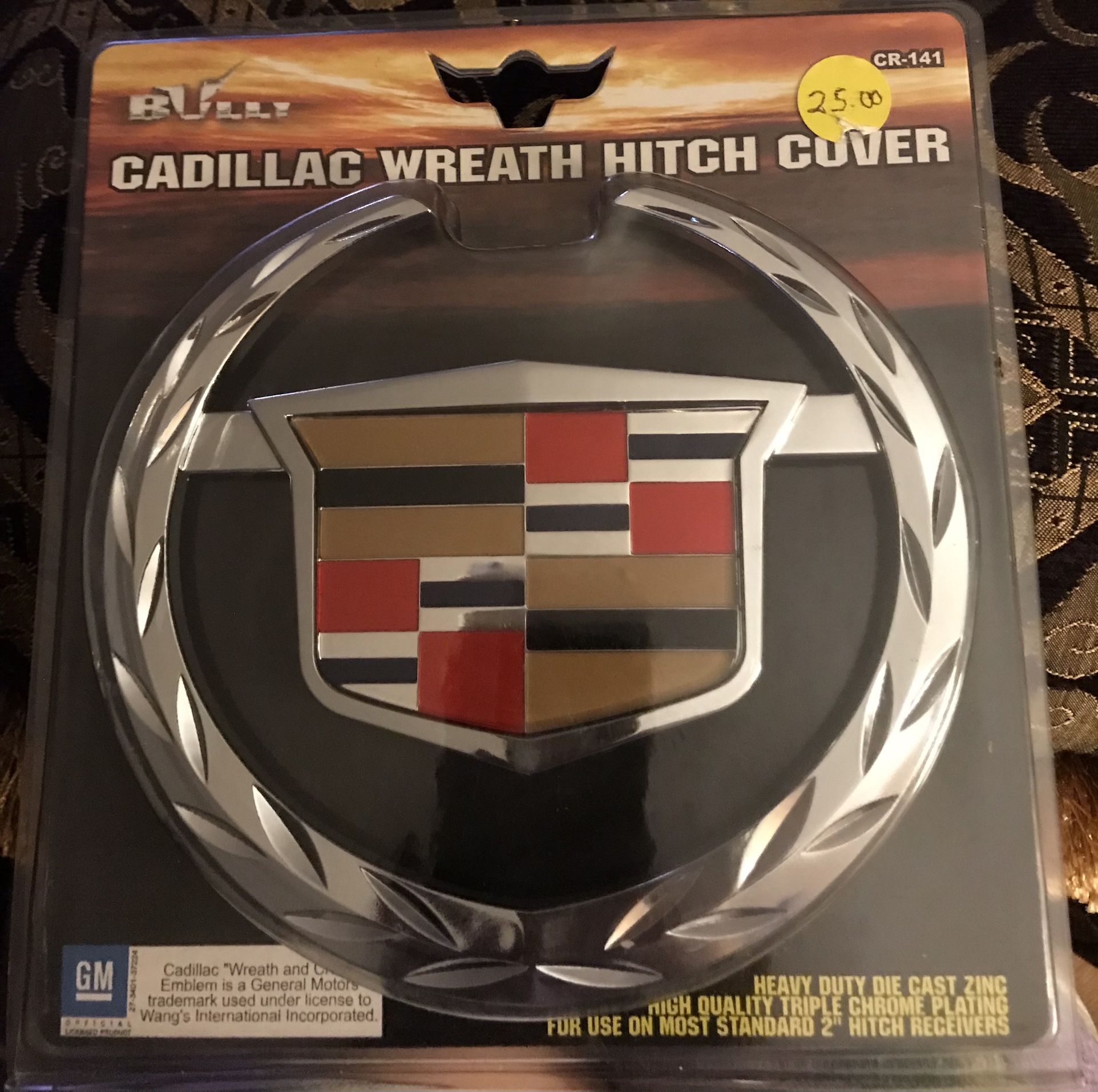 Cadillac Trailer Hitch Cover - New