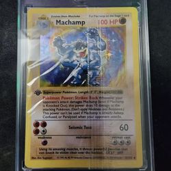 Selling My Extra 1999 1STEdition BaseSet Machamp