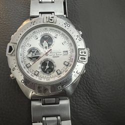 Seiko TachYmeter Quartz Chronograph Watch