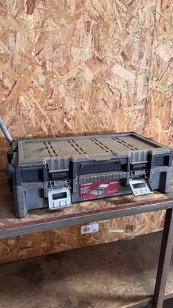 Husky Tool Box with Nuts and Bolts